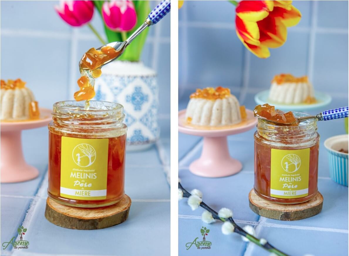 Budinca din gris integral, cu cocos si melinis de pere – vegan