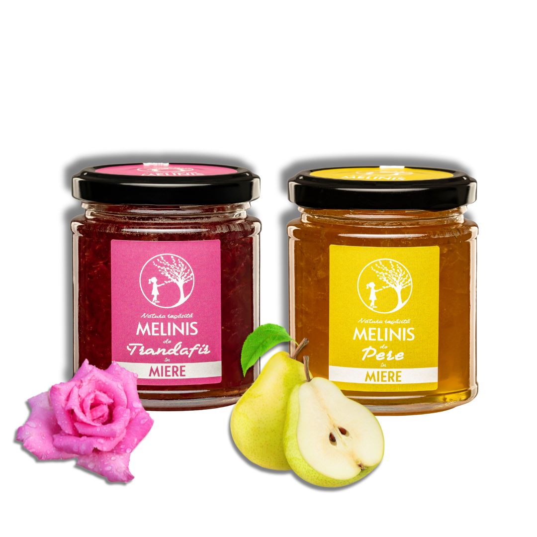 Pachet: Melinis prețios de trandafir eco + Melinis delicat de pere