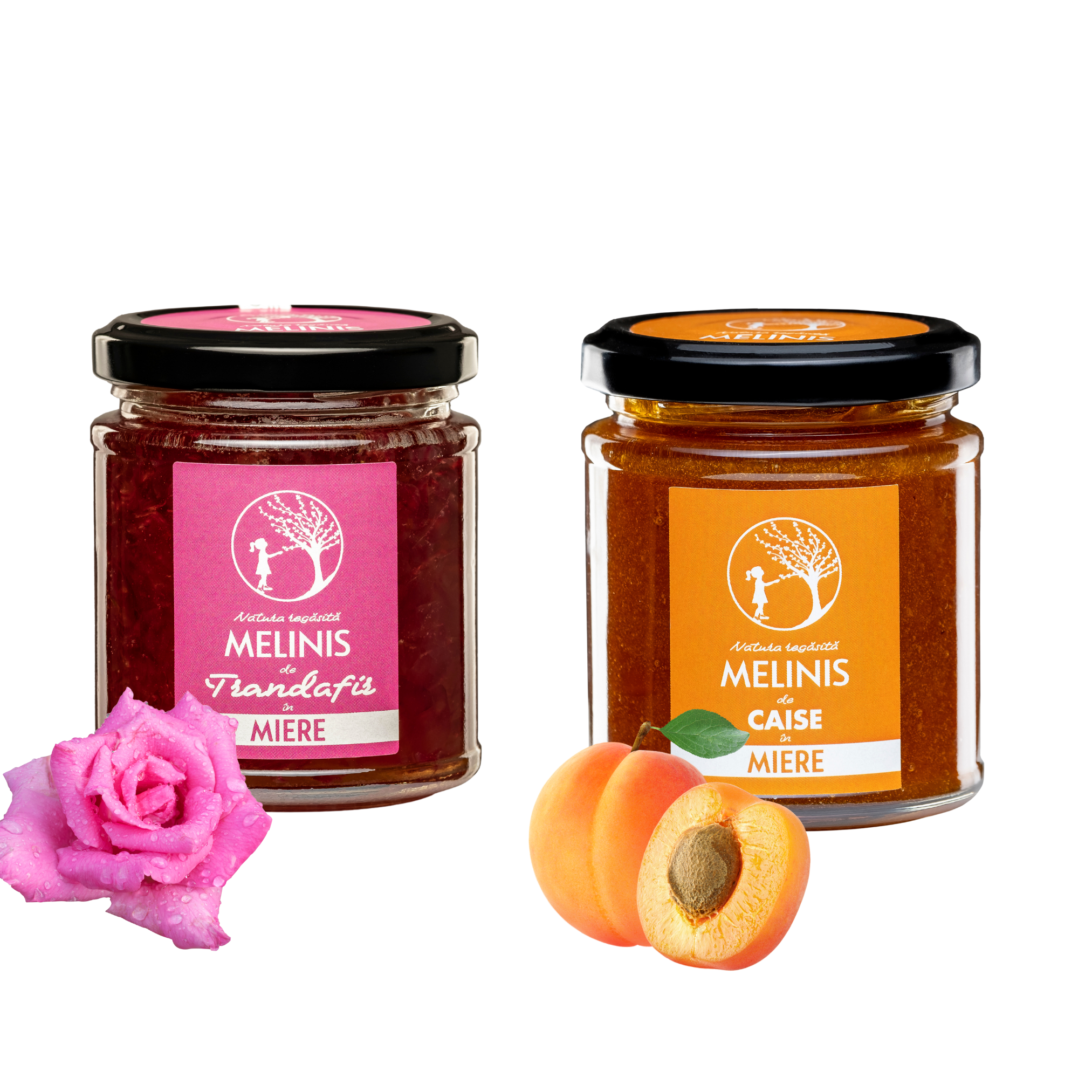 Pachet: Melinis prețios de trandafir eco + Melinis seducator de caise