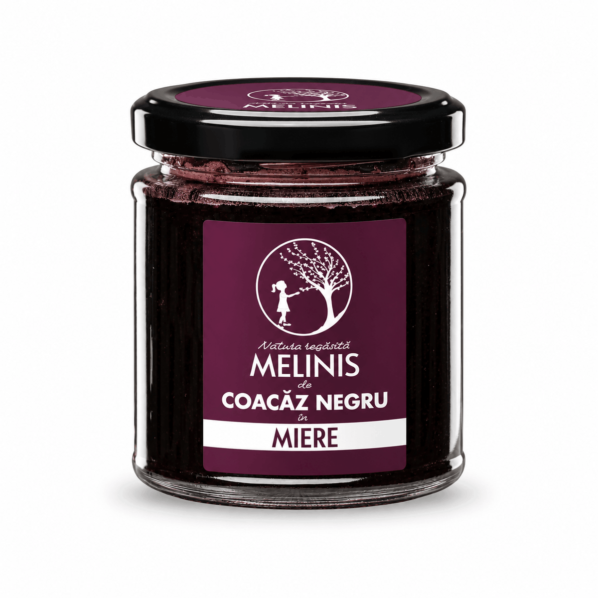 Melinis cu Coacăz Negru - Miere de Salcâm cu Coacăz Negru (Ribes nigrum), 230 g