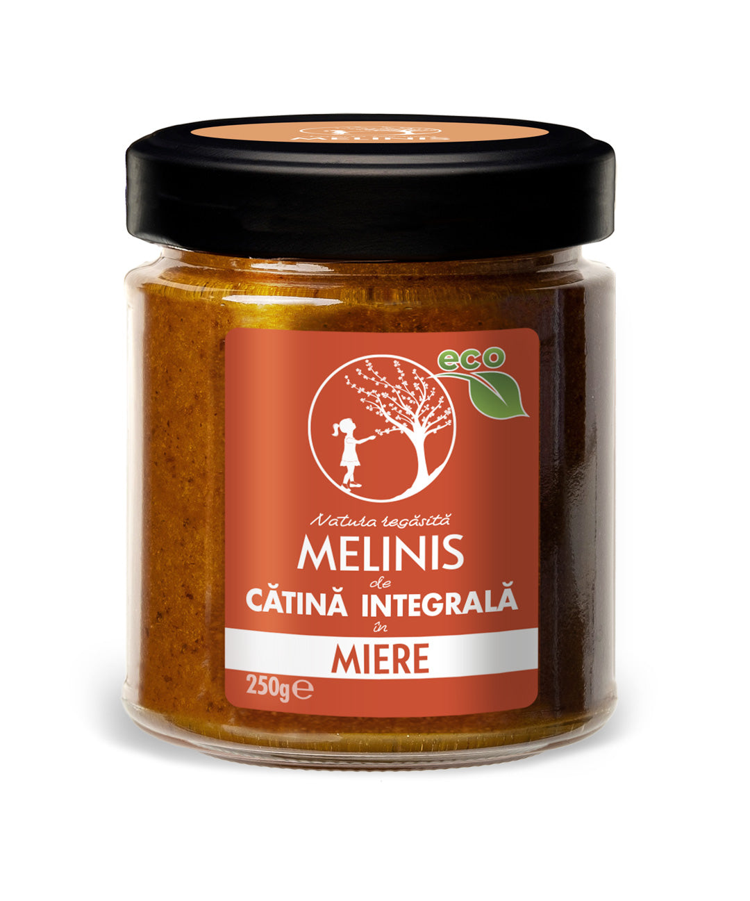 Melinis de Cătină Integrală – Miere de salcâm cu cătină ecologică românească, eco, 230 g