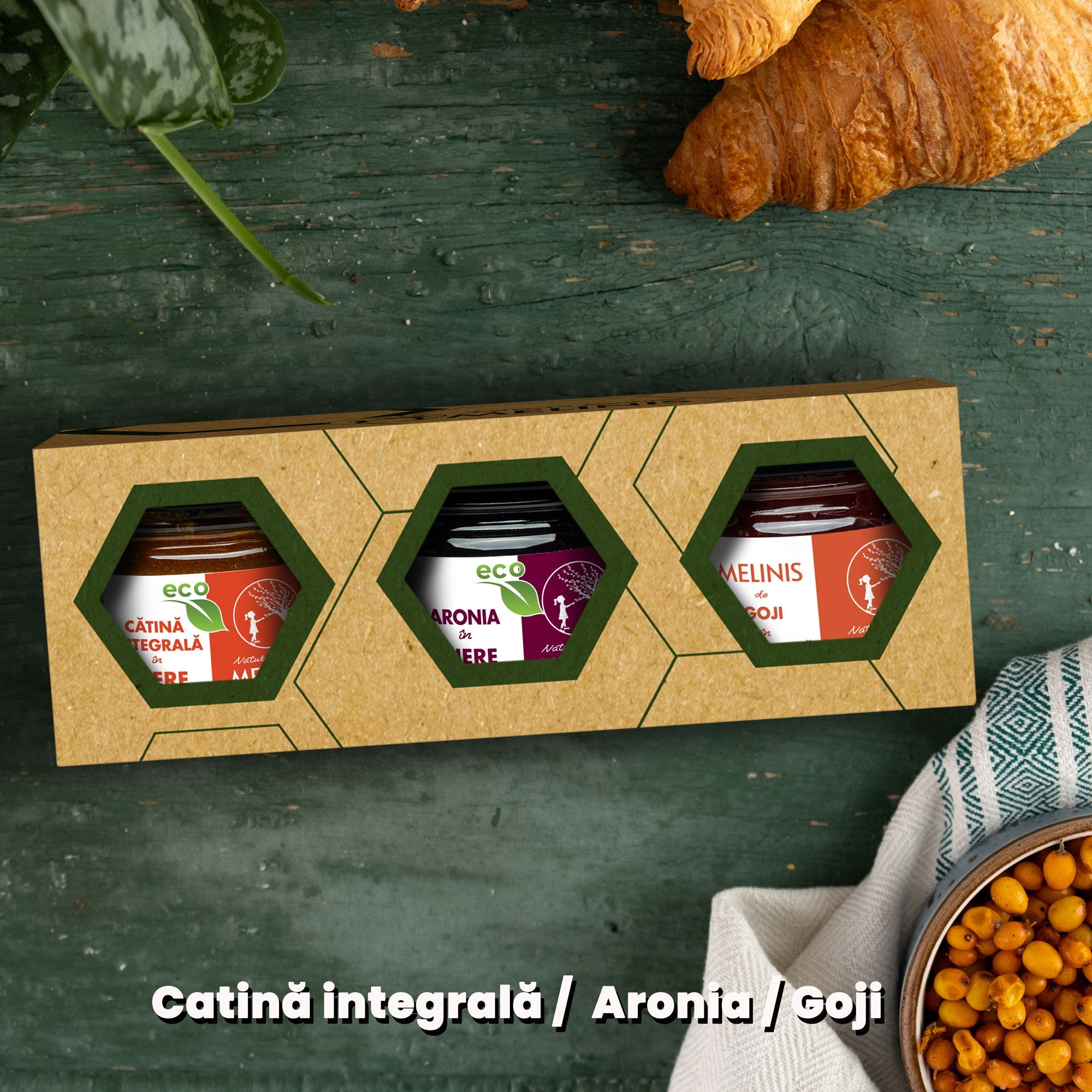Set de degustare - Explozie de vitamine (cătină integrală, aronia, goji)