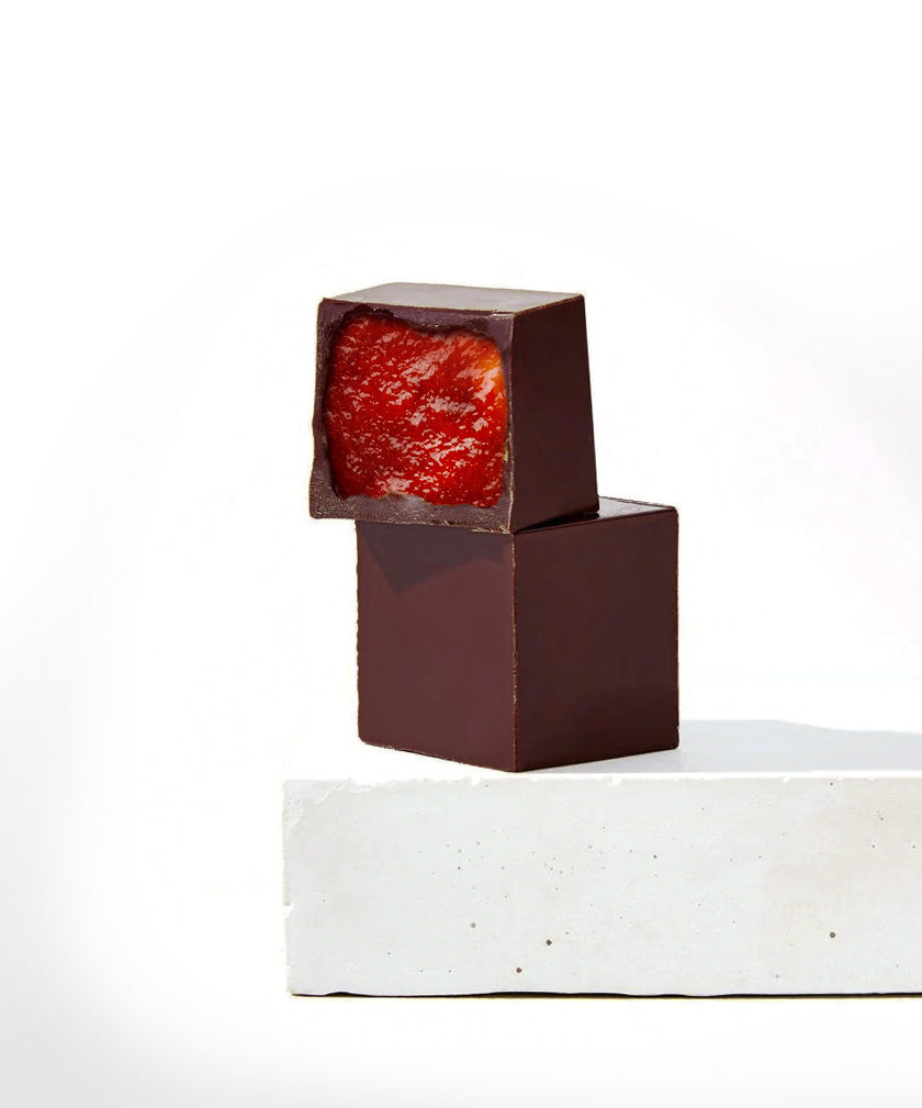 BonBon cu Ciocolată Bean-to-Bar și Miez de Melinis de merișoare, cutie 6 bucăți