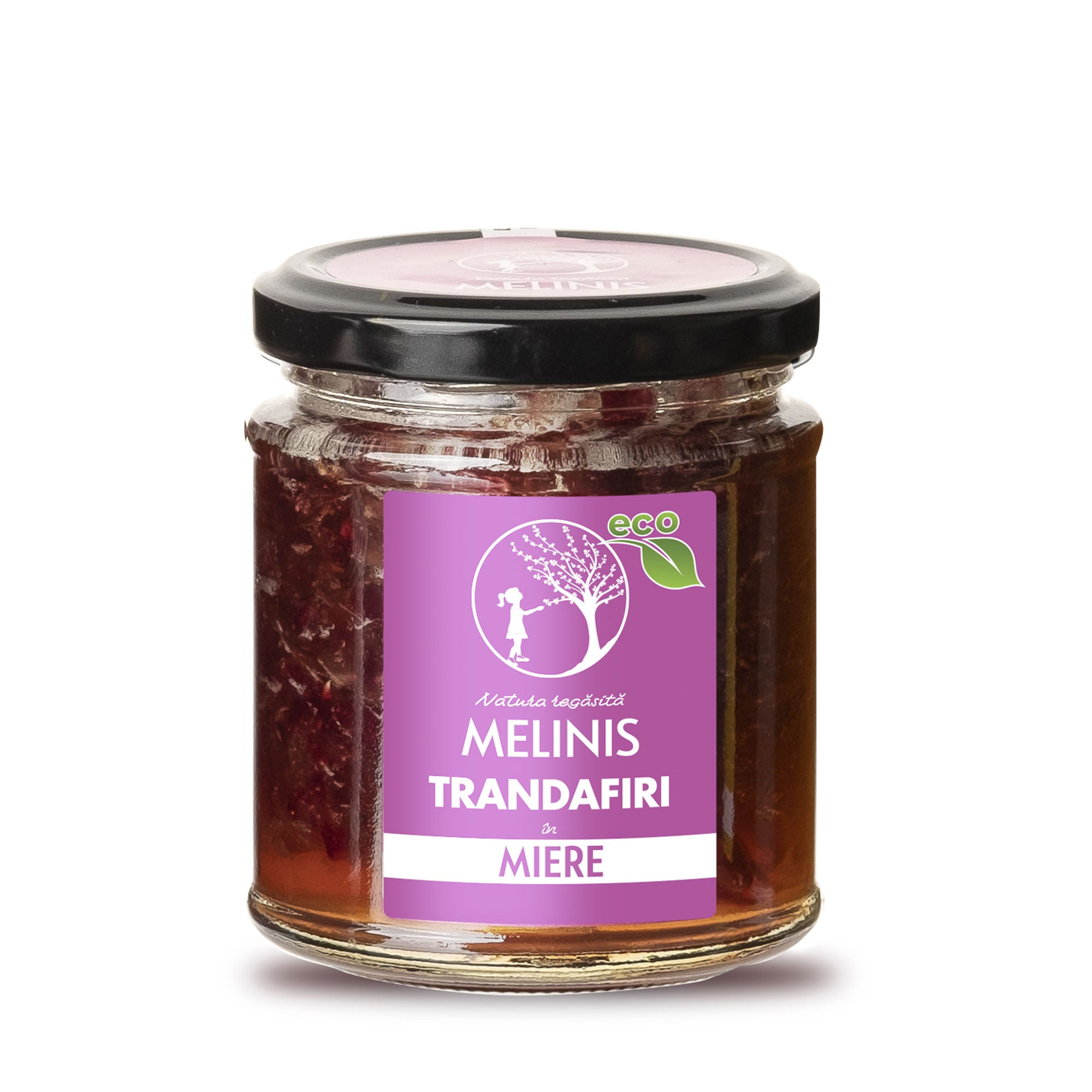 Pachet: Melinis ECO cremă de goji - 230g + Melinis cu Trandafir de Damasc - Miere de Salcâm cu Petale Ecologice de Trandafir din Grădina Noastră, 230g