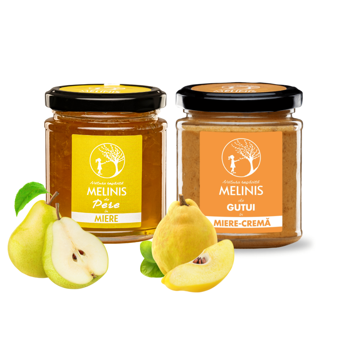 Pachet: Melinis delicat de pere + Melinis cremă de gutui