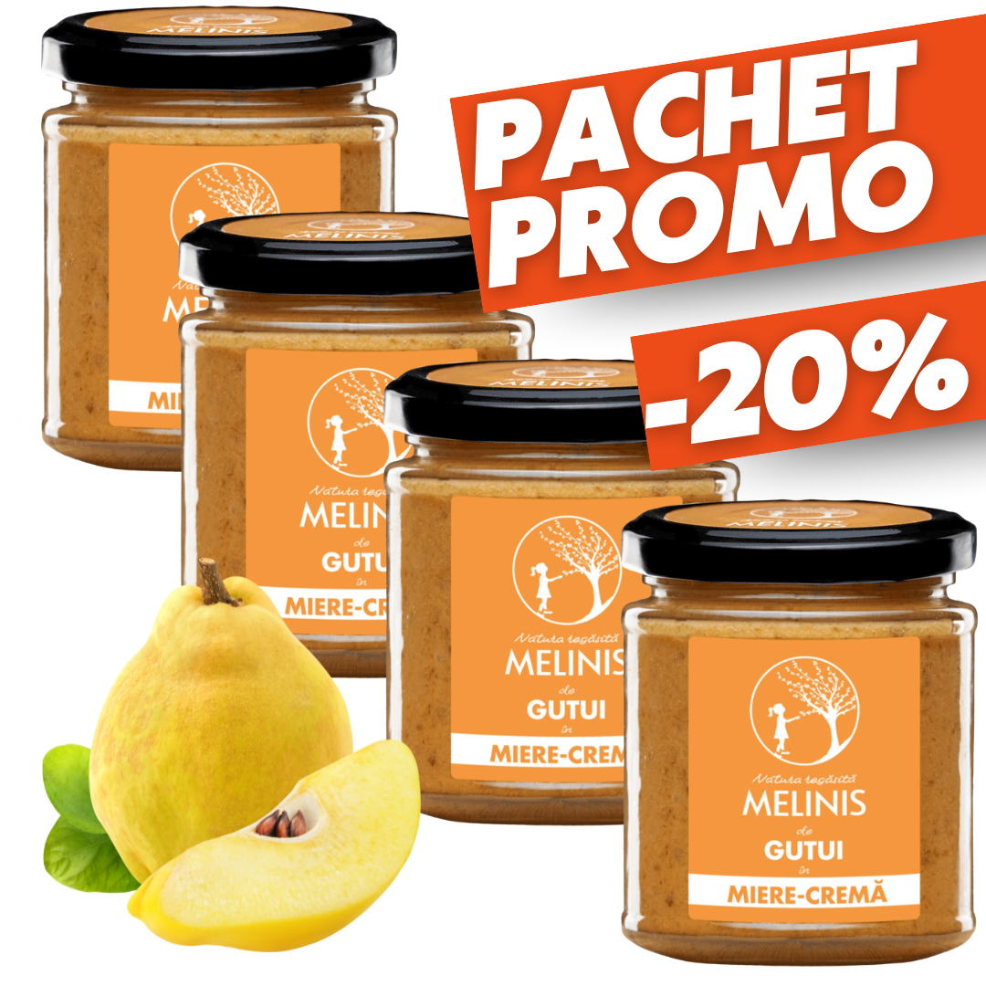 PACHET PROMO - 4 X Melinis cremă de Gutui