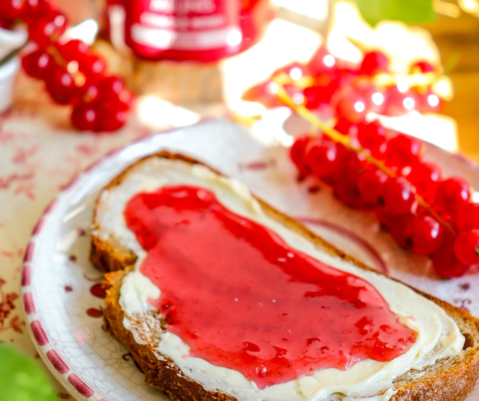 Melinis cu Coacăz Roșu - Miere de Salcâm cu Coacăz Roșu (Ribes rubrum), 250 g