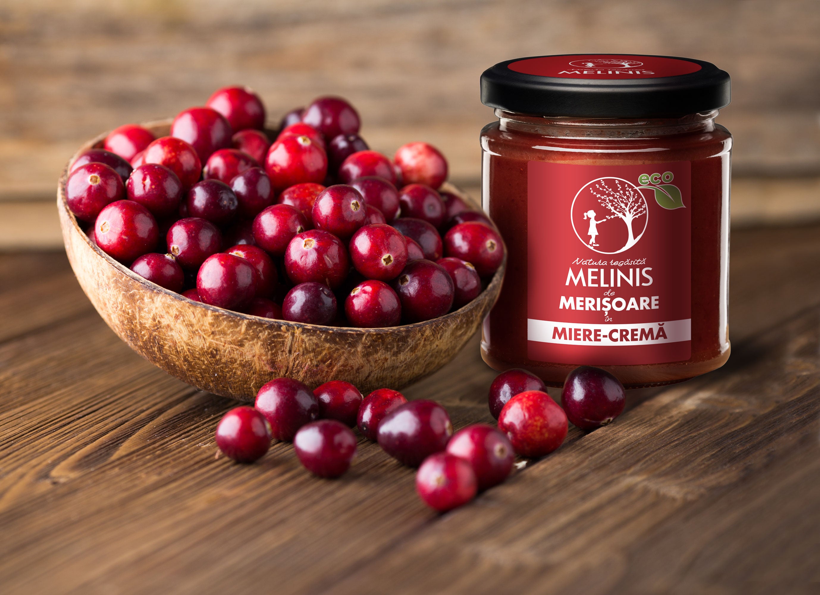 Melinis ECO cremă de merișoare- 230g